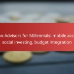 Robo-Advisors for Millennials: mobile access, social investing, budget integration