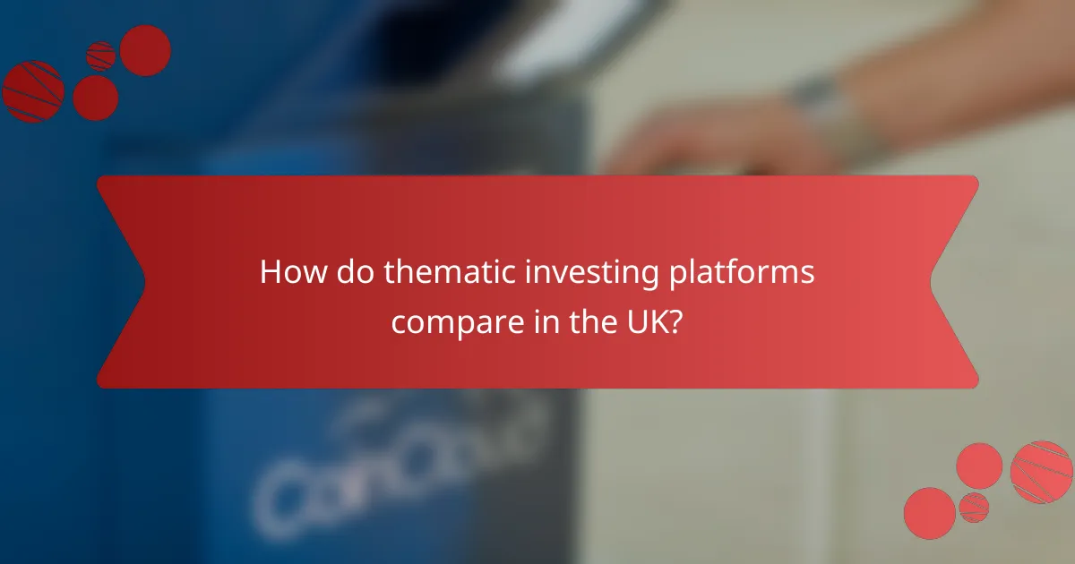 How do thematic investing platforms compare in the UK?